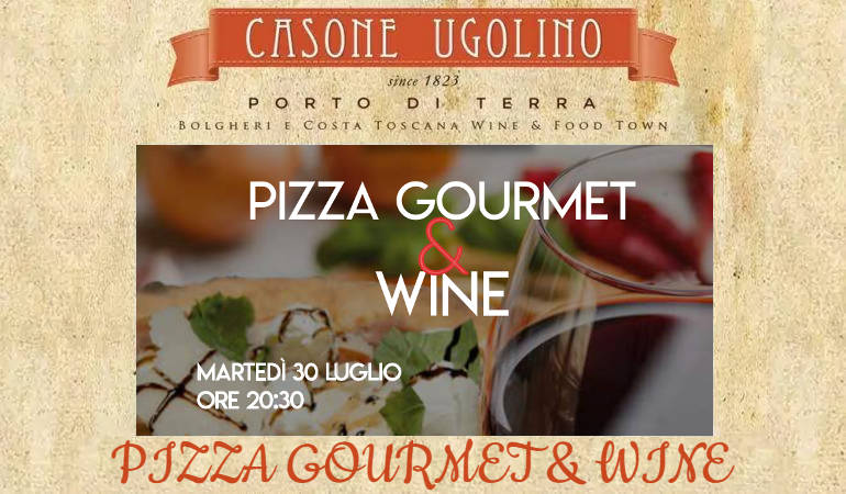pizza gourmet e wine